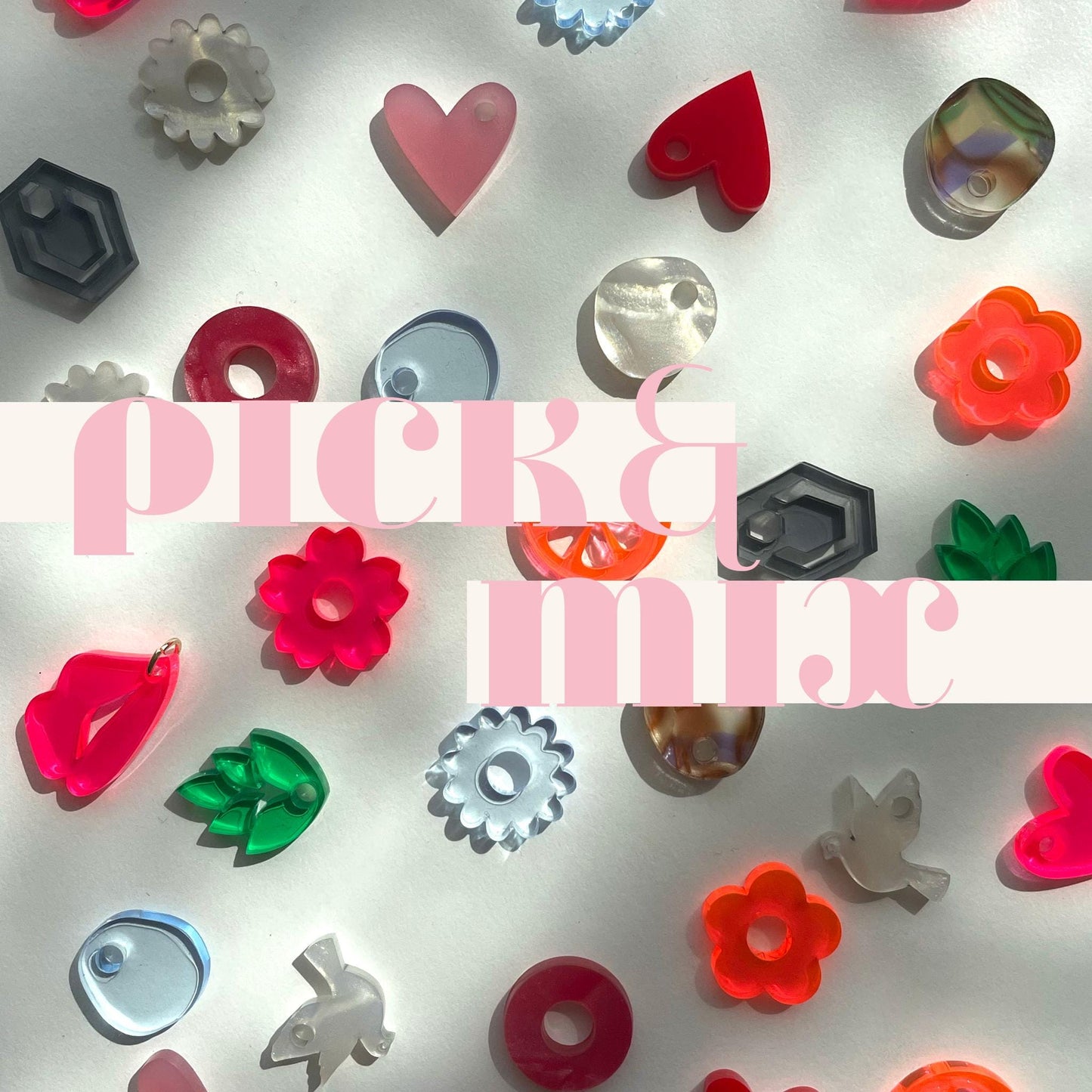 Creolen + Acryl-Anhänger »Herz rosa« | Creolen Edelstahl 18 K vergoldet | Acryl in rosa satiniert | leichte Statement-Ohrringe