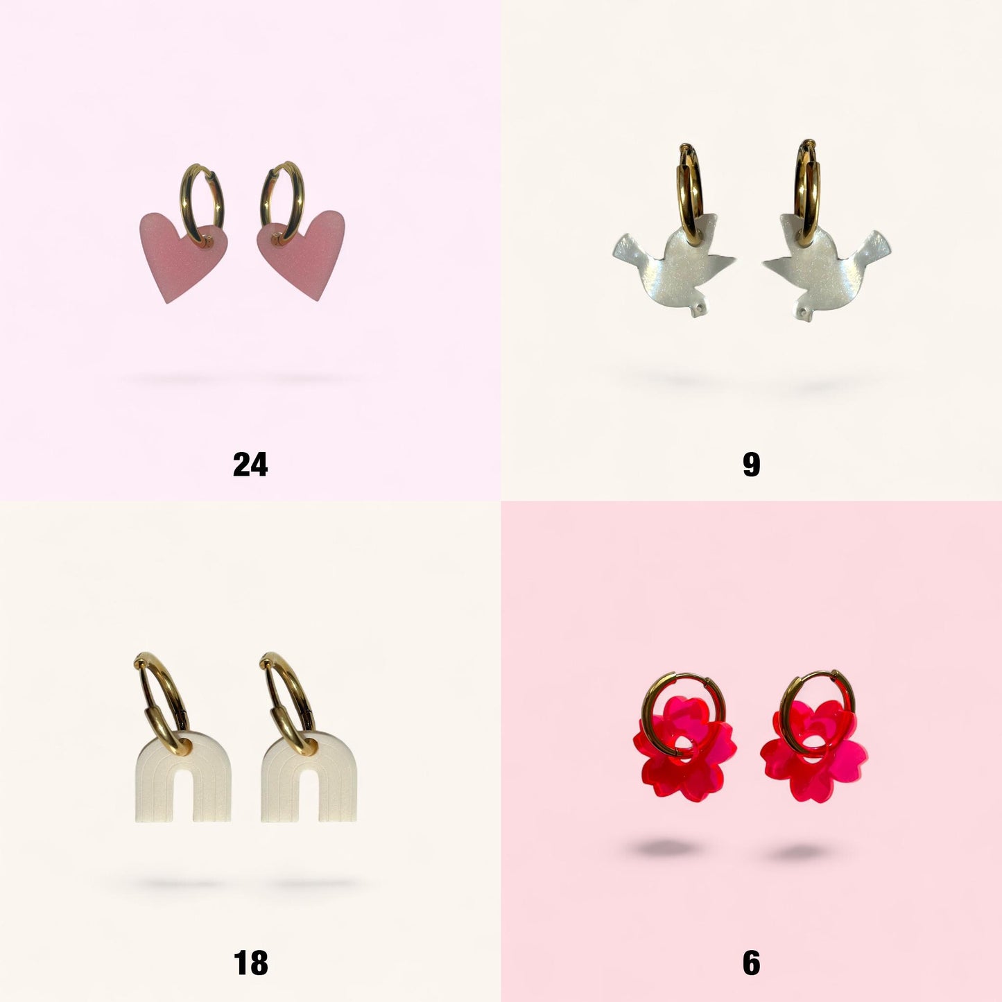 Acryl-Anhänger »Pick & Mix« | alle Varianten für Acryl-Anhänger als Paar einzeln bestellbar