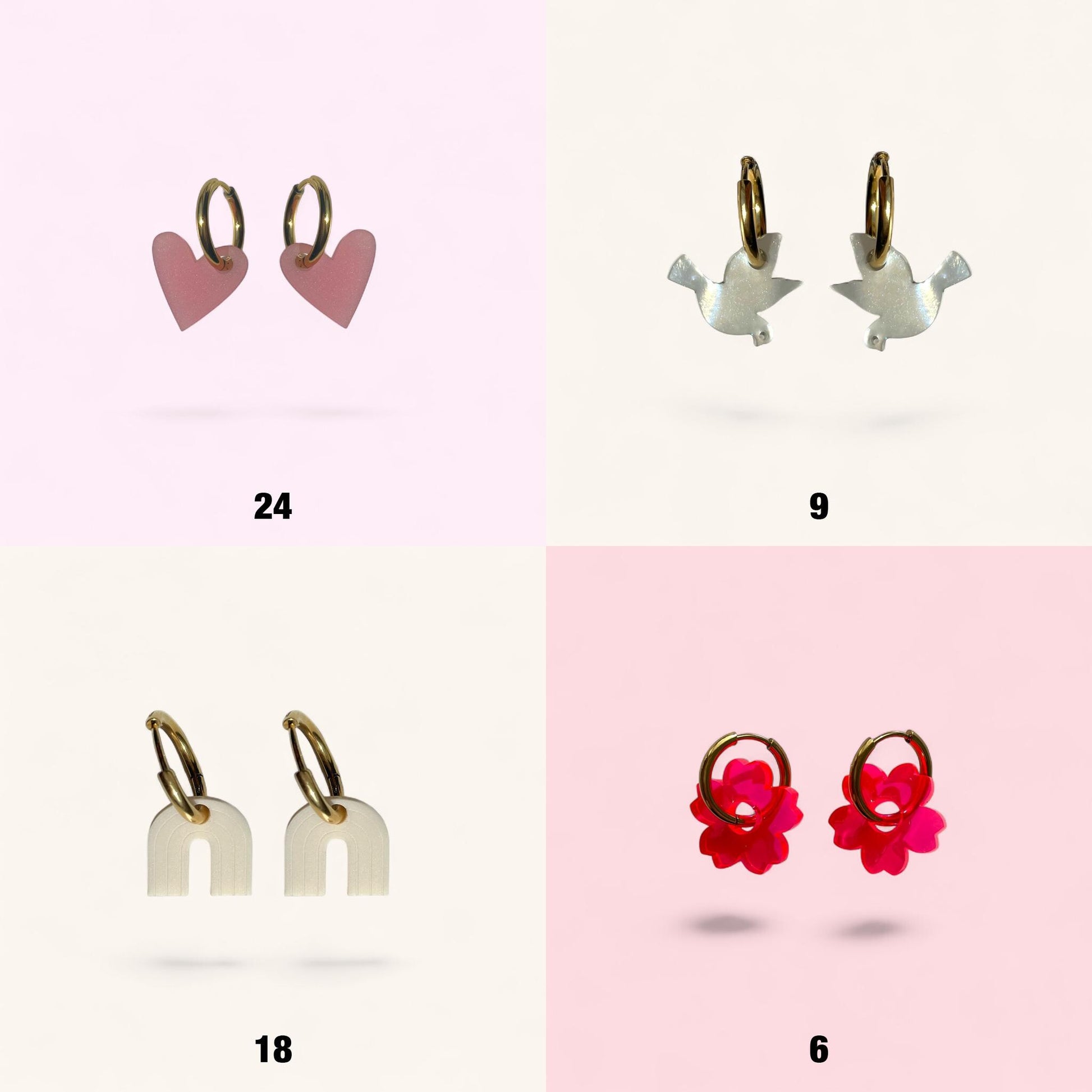 Acryl-Anhänger »Pick & Mix« | alle Varianten für Acryl-Anhänger als Paar einzeln bestellbar