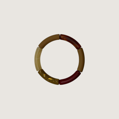 Tubearmband »Louise« | Acrylperlen | Armschmuck | retro | Bracelets | Geschenk