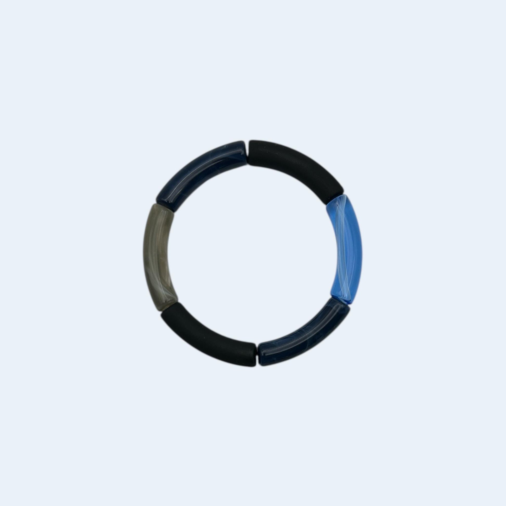 Tubearmband »Louise« | Acrylperlen | Armschmuck | retro | Bracelets | Geschenk