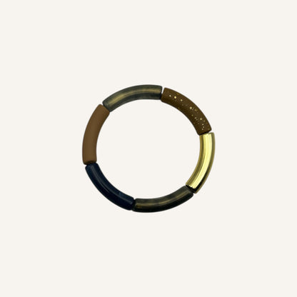 Tubearmband »Louise« | Acrylperlen | Armschmuck | retro | Bracelets | Geschenk