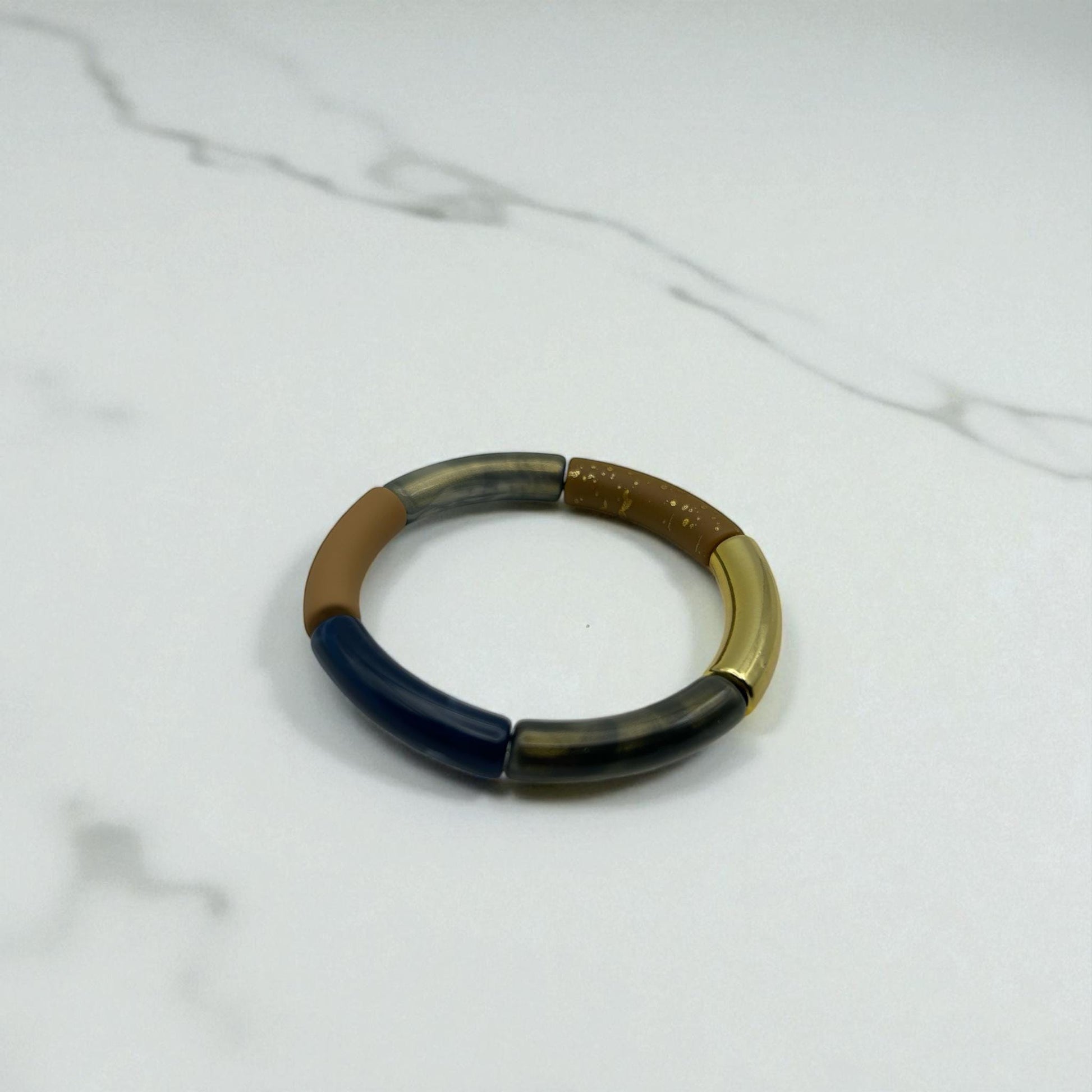 Tubearmband »Louise« | Acrylperlen | Armschmuck | retro | Bracelets | Geschenk