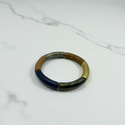 Tubearmband »Louise« | Acrylperlen | Armschmuck | retro | Bracelets | Geschenk