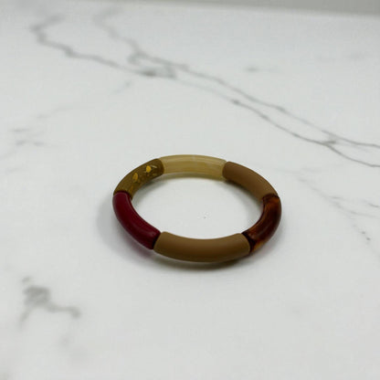 Tubearmband »Louise« | Acrylperlen | Armschmuck | retro | Bracelets | Geschenk