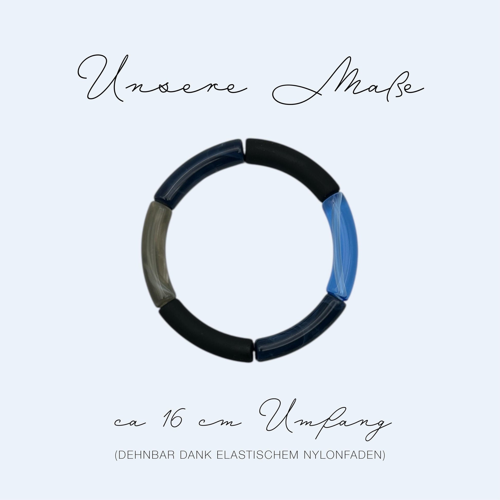 Tubearmband »Louise« | Acrylperlen | Armschmuck | retro | Bracelets | Geschenk